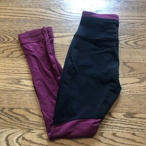Lululemon All You Need Tight Purple Black Magenta